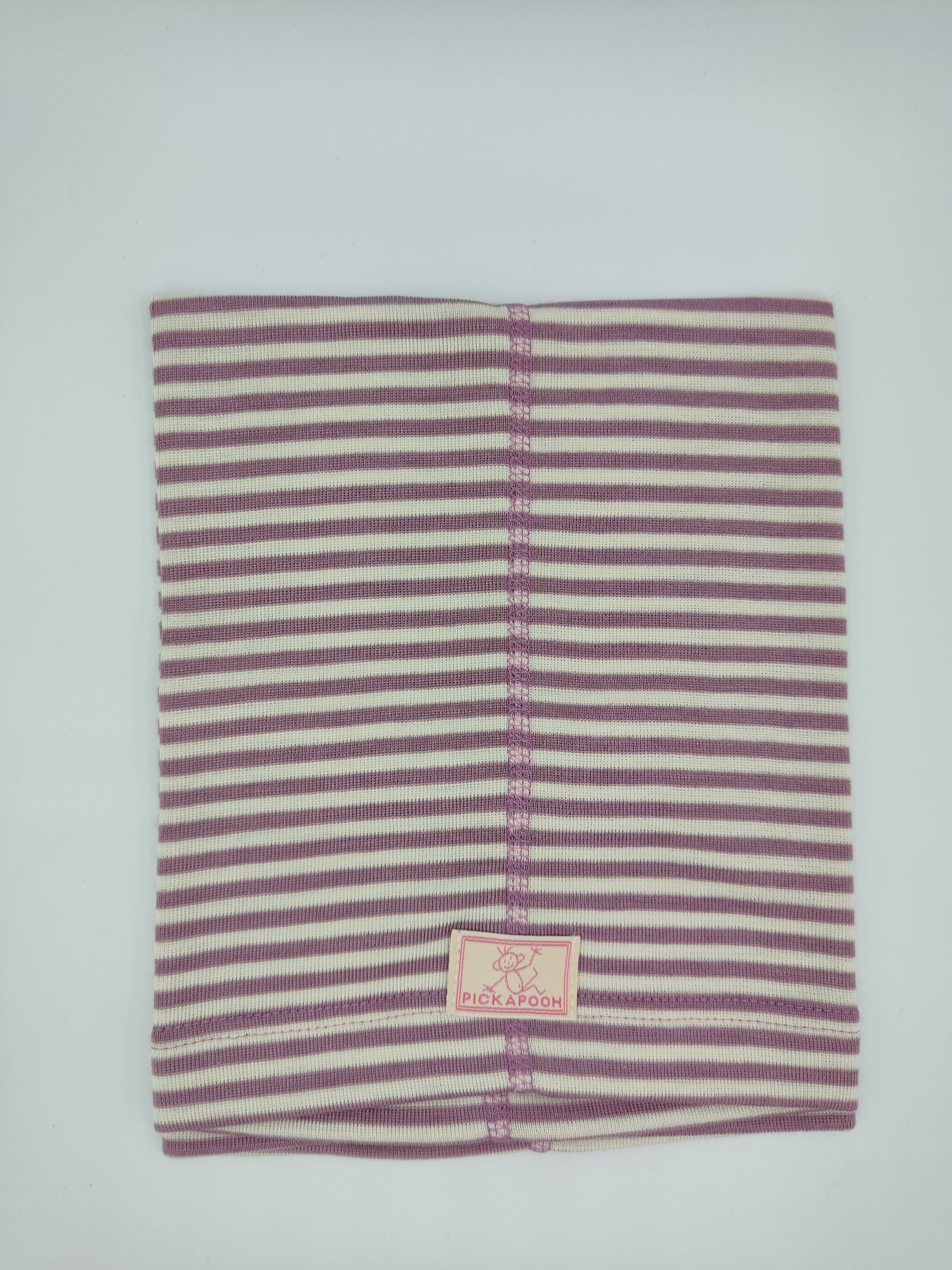 Scaldacollo in lana e seta per bambino e adulto // riga Rosa Antico